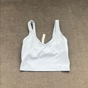 lululemon athletica Light Blue Crop Tank